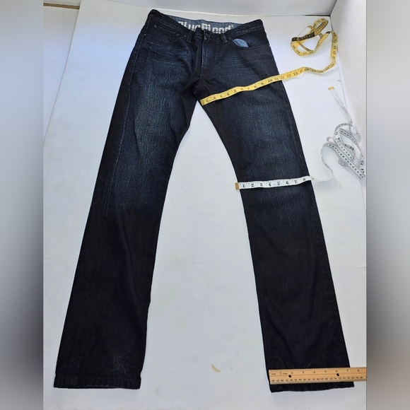 Women's Blue Blood 33/34 Straight Leg Jeans - Picture 7 of 12